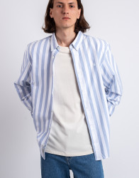 Carhartt WIP L/S Dillion Shirt Dillion Stripe, Bleach/White L