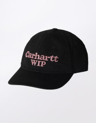 Carhartt WIP Script Cap Black/Hortensia