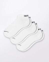 Carhartt WIP Script Sneakers Socks White/Black + White/Black