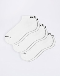 Carhartt WIP Script Sneakers Socks White/Black + White/Black