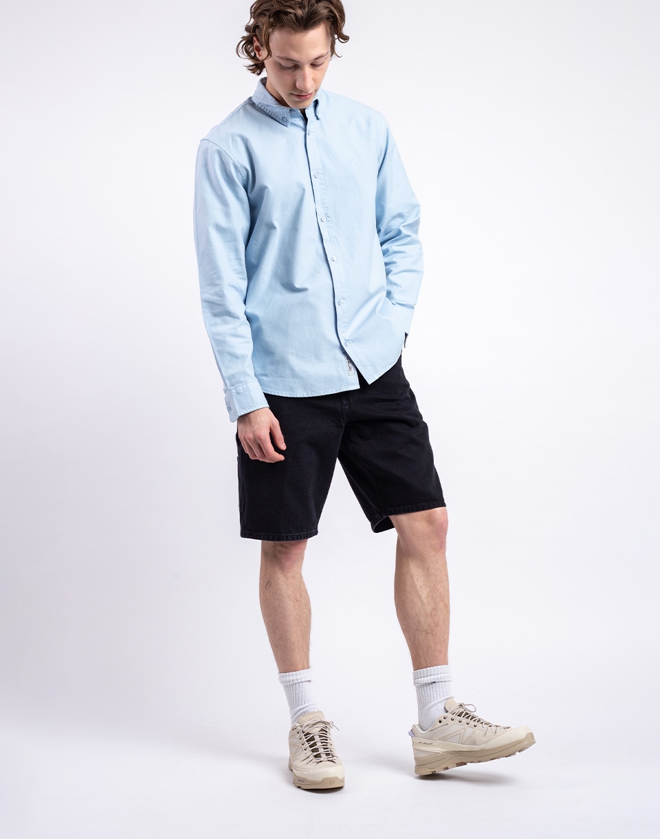 Carhartt WIP Single Knee Short Black stone washed 33