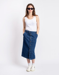Carhartt WIP W' Colby Skirt Blue stone washed S