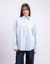 Carhartt WIP W' L/S Royce Shirt Royce Stripe, Icaria/White XS