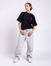 Carhartt WIP W' Pierce Pant Straight Black chalk wash 24