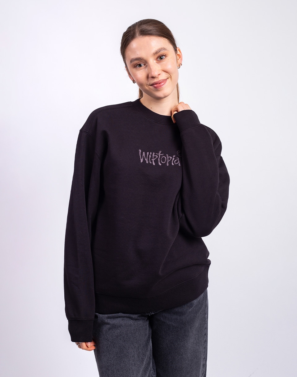 Carhartt WIP W' Wiptopia Script Sweatshirt Black/Dark Grey XS