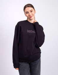 Carhartt WIP W' Wiptopia Script Sweatshirt Black/Dark Grey XS