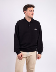 Carhartt WIP WIP Label Polo Sweat Black S