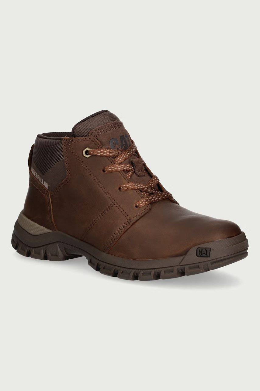 CAT Footwear  boty pánské kožené THRESHOLD CHUKKA