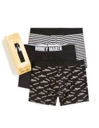 Celio Dárkové balení boxerek zlatá cihla, 3ks - Pánské