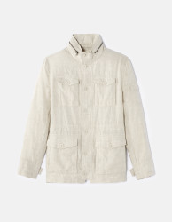Celio Lněná bunda parka Gufari - Pánské
