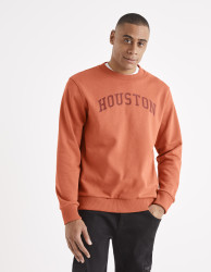 Celio Mikina Beprice nápis Houston - Pánské