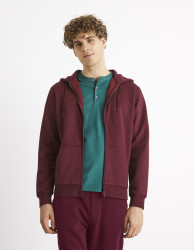 Celio Mikina na zip Vethree - Pánské