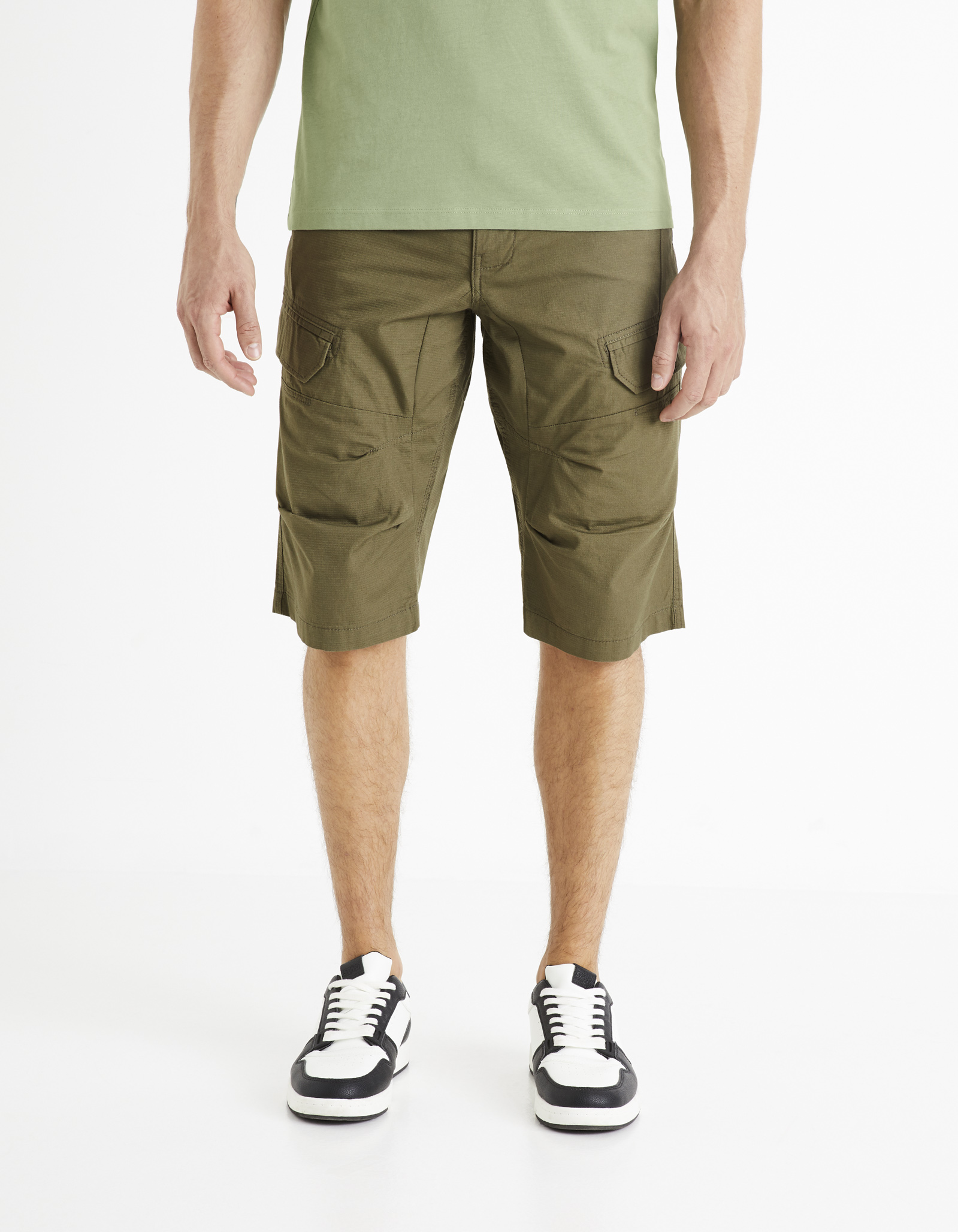 Celio Plátěné kraťasy Bocourtbm1 - Pánské