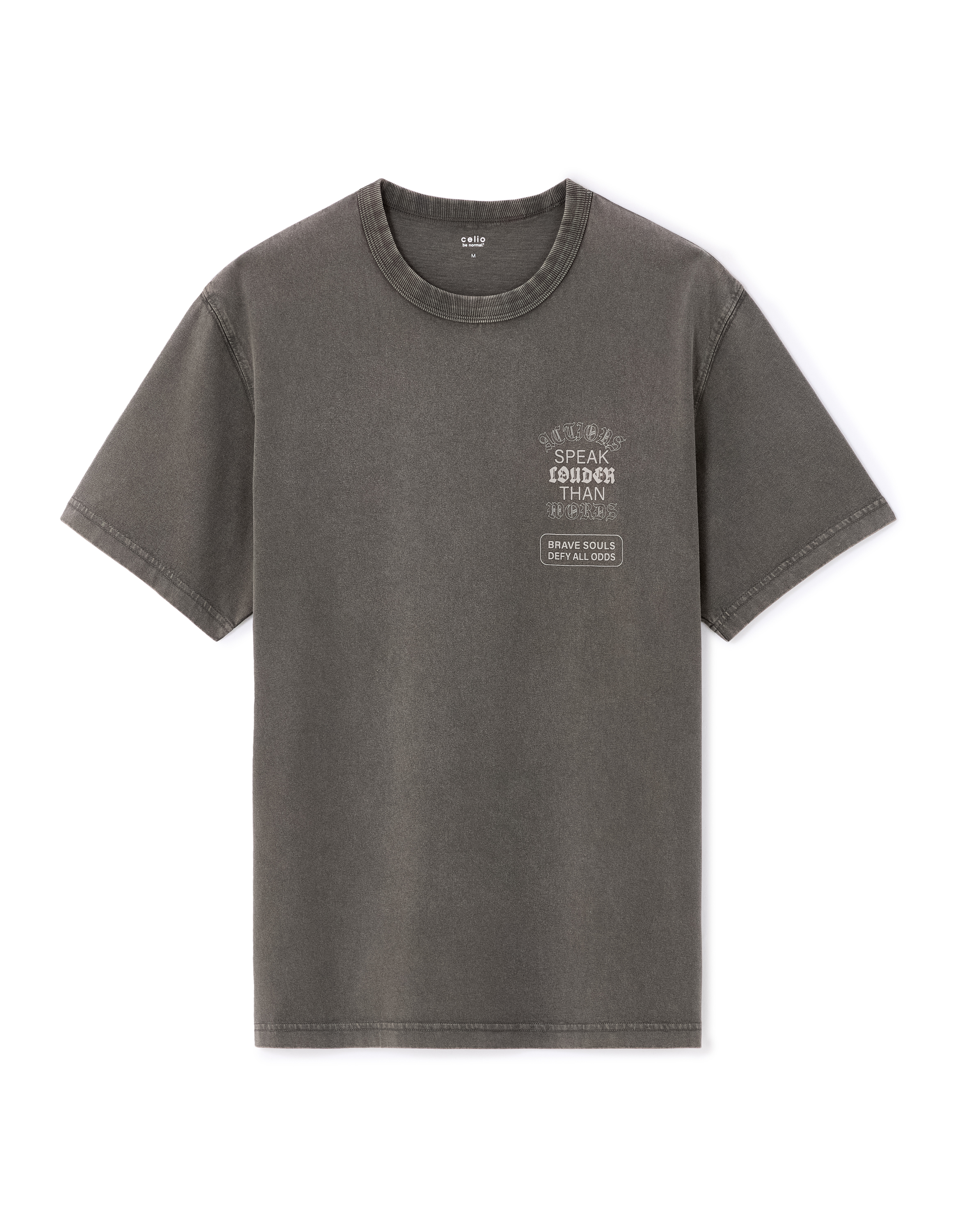 Celio Tričko Lelouder boxy střih - Pánské