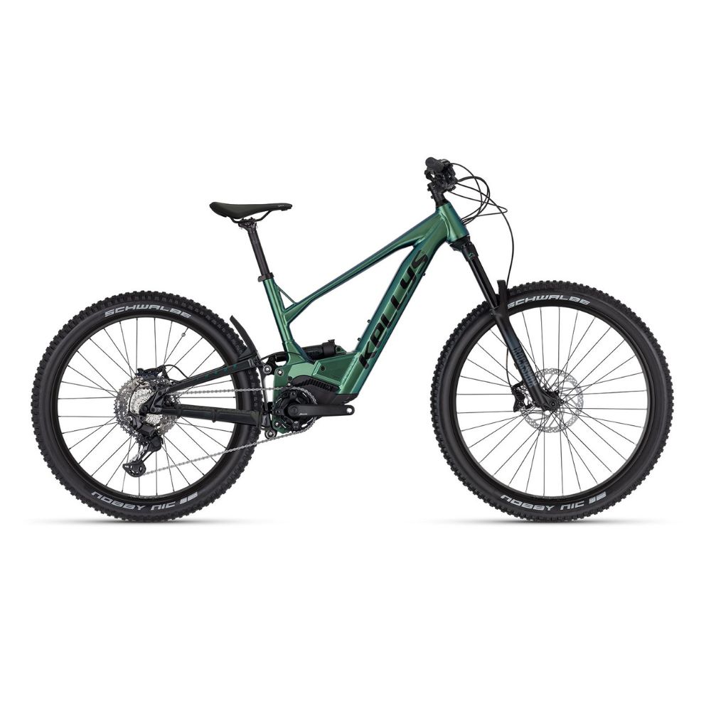 Celoodpružené elektrokolo KELLYS THEOS R50 LTD P 725Wh 29"/27,5" 10.0 S (16", 160-172 cm) Magic Green