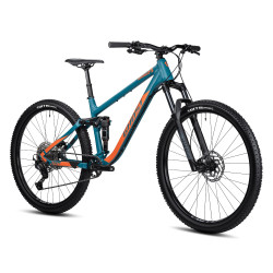 Celoodpružené kolo Ghost Kato FS Universal 27.5" 9.0 XS (15", 156-164 cm) Blue Grey/Orange Matt
