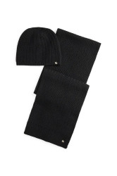 Čepice a šála s přídavkem vlny Lauren Ralph Lauren