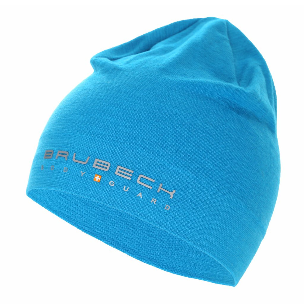 Čepice Brubeck Merino Light Blue S/M