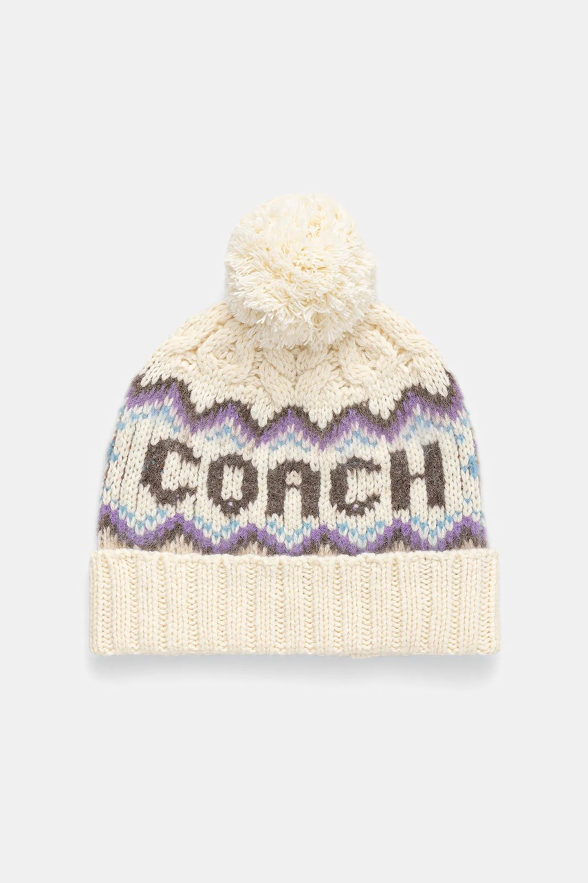 Čepice s příměsí vlny Coach