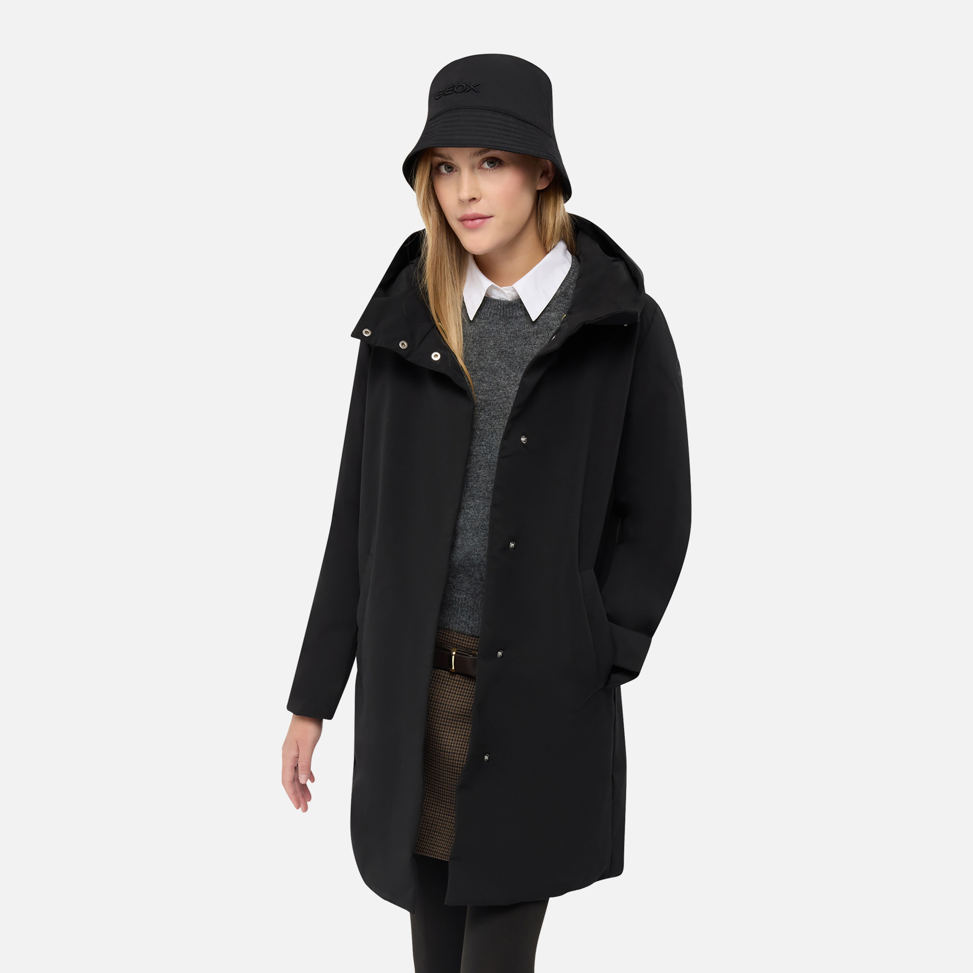 Černá dámská parka Geox Spherica