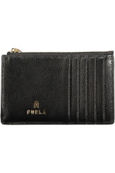 Černá kožená peněženka Furla