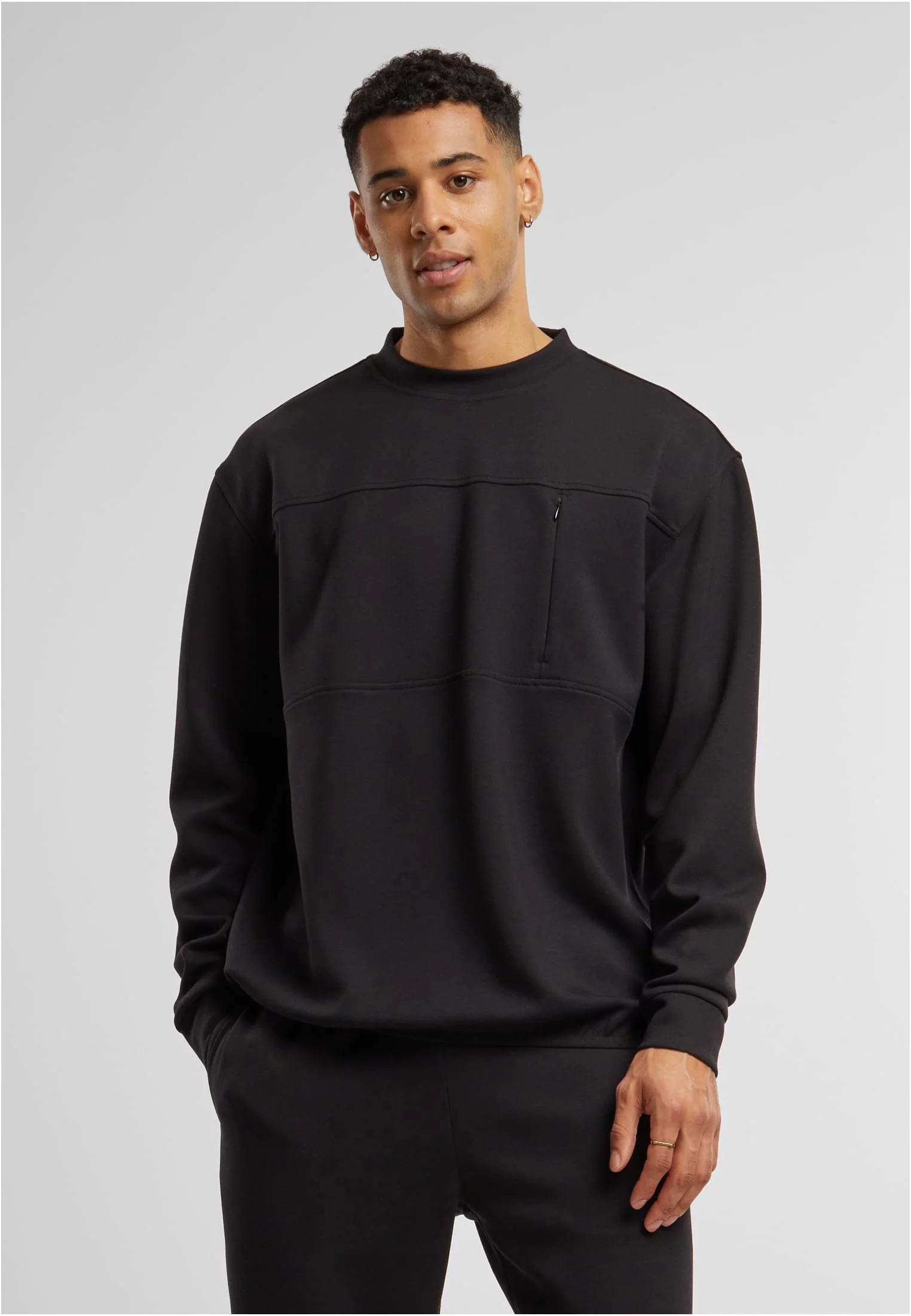 Černá mikina Scuba Zip Pocket Crew