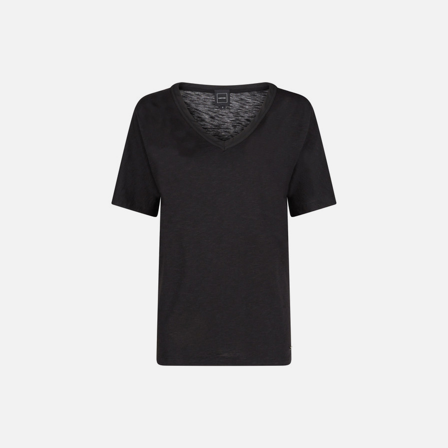 Černé dámské tričko Geox T-Shirt - Dámské
