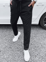 Černé pánské chinos kalhoty Dstreet