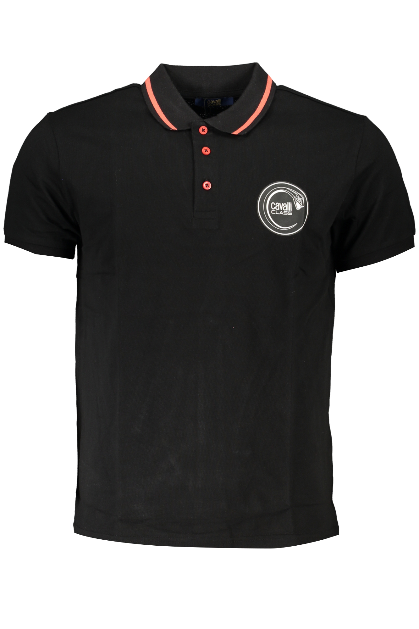Černé pánské polo triko Cavalli Class