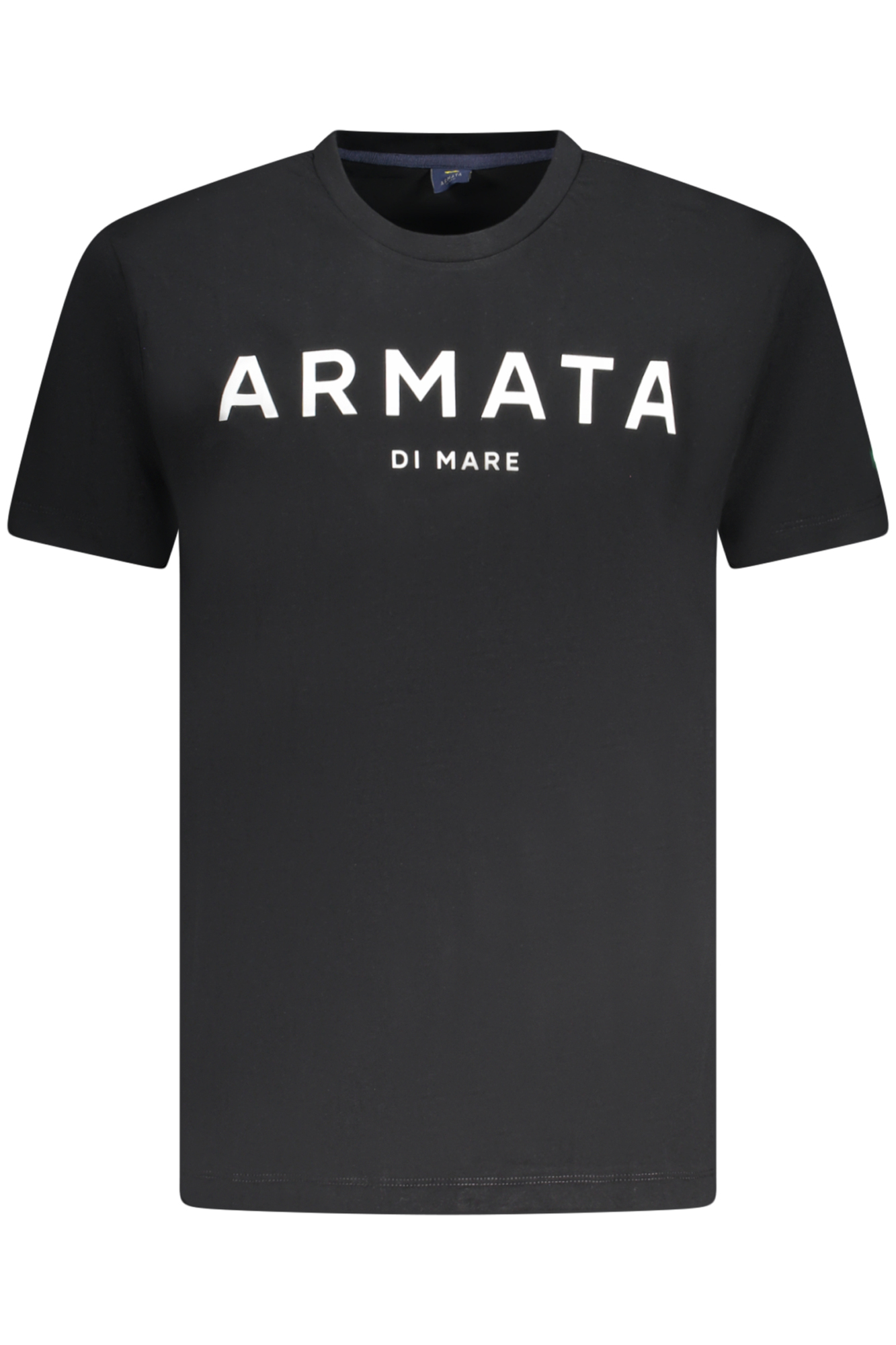 Černé tričko Armata di Mare s krátkým rukávem