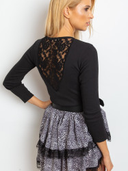 Černé tričko Ever