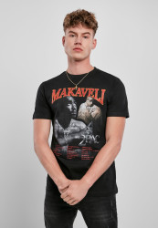 Černé tričko Tupac Makaveli
