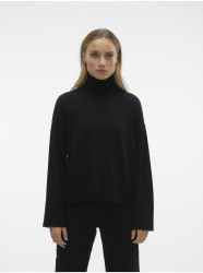 Černý dámský rolák AWARE by VERO MODA Gisela - Dámské