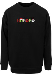 Černý vánoční svetr Ho Ho Ho