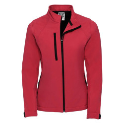 Červená dámská bunda Soft Shell Russell