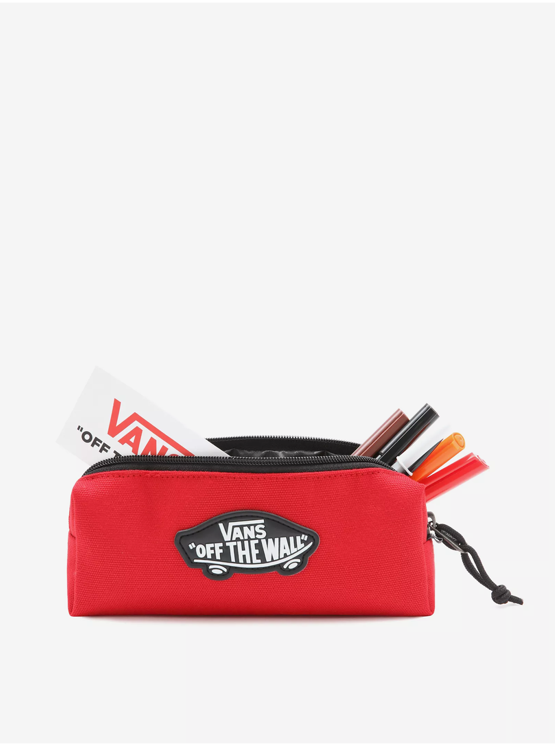 Červený klučičí penál VANS Pencil Pouch - Kluci