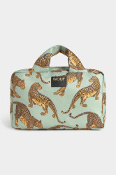 Cestovní kosmetická taštička WOUF Emerald Leopard 29 x 13 x 18 cm