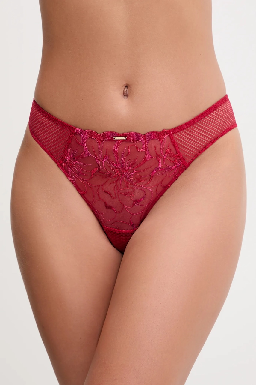 Chantelle  tanga dámské krajkové FLEURS