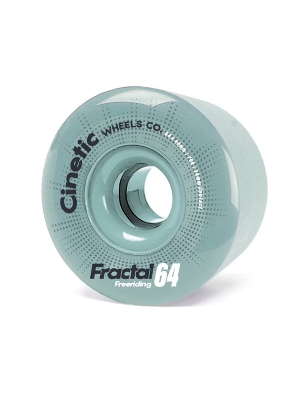 Cinetic kolečka Fractal Turquoise | Modrá | Velikost skate 64 mm
