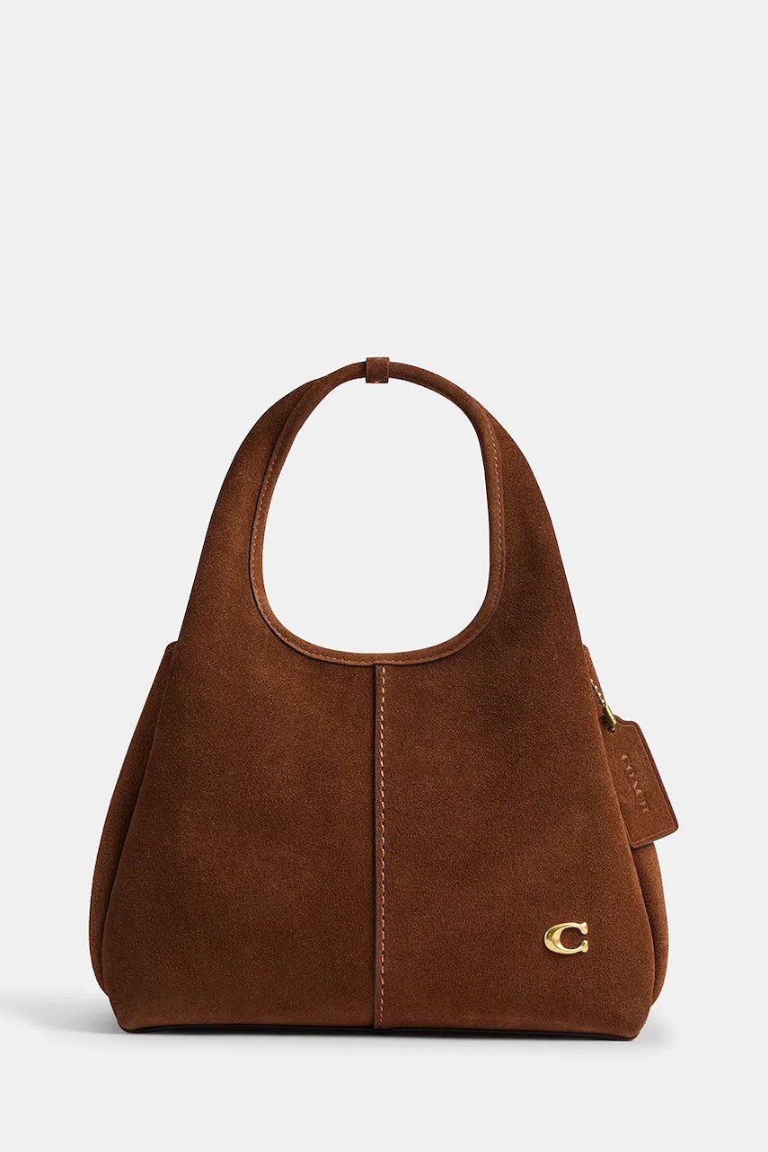 Coach  crossbody kabelka dámská semišová Suade Lana Shoulder Bag 23