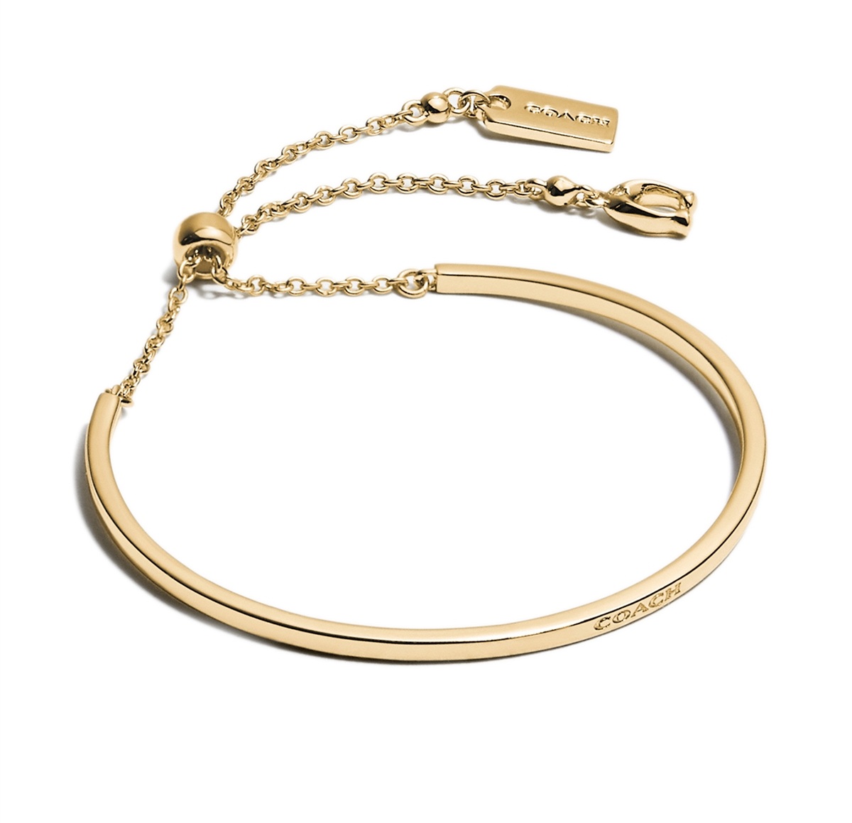 Coach Elegantní pozlacený náramek pro ženy 37440610GLD710