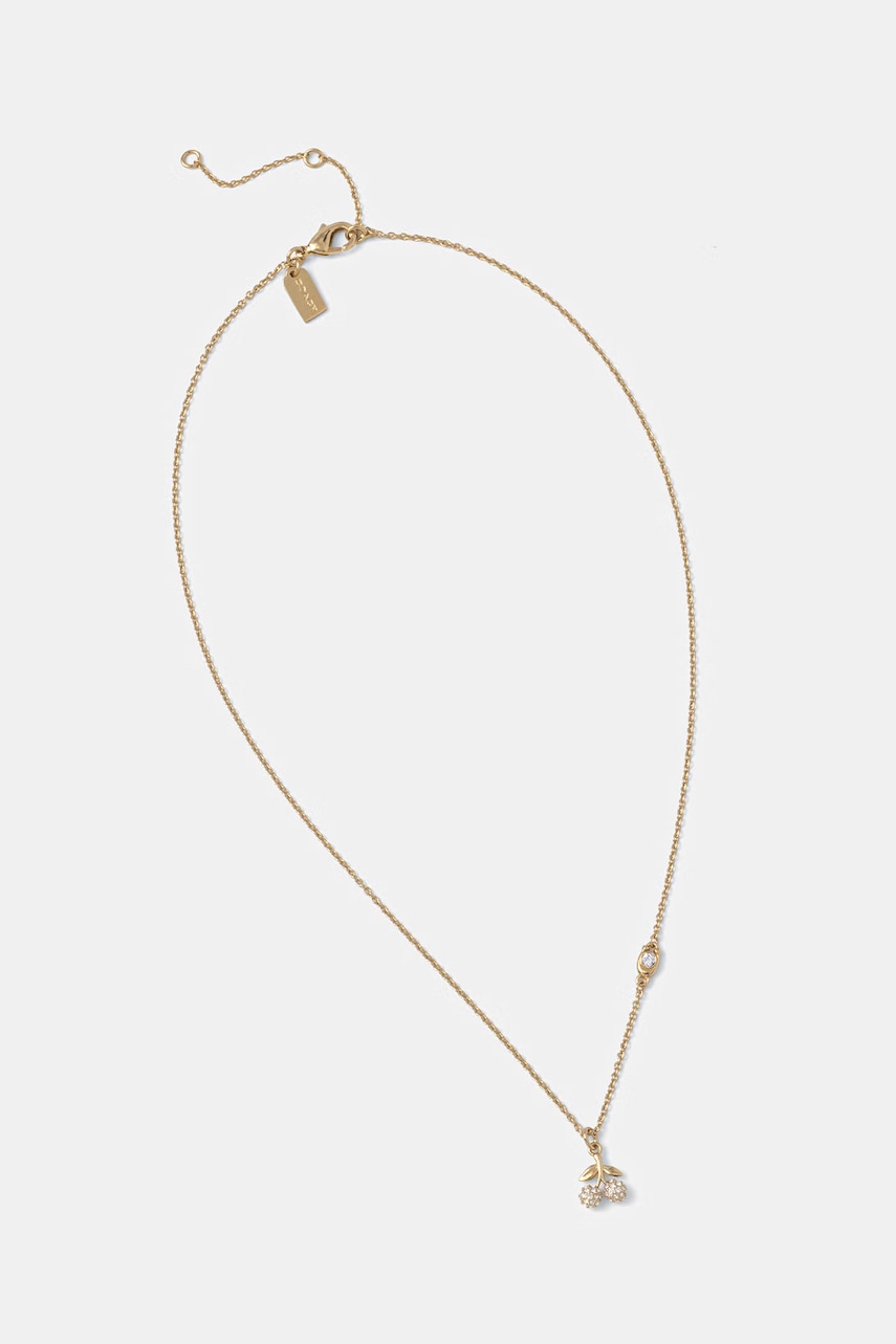 Coach řetízek dámský z kovu s krystalem