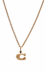 Coach Stylový pozlacený náhrdelník pro ženy 37335949GLD710