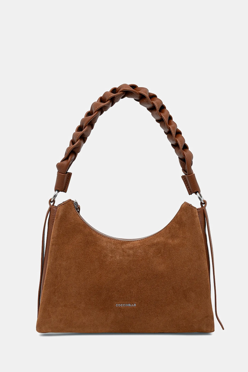 Coccinelle  hobo kabelka dámská semišová BOHEME SUEDE BIMATERIAL