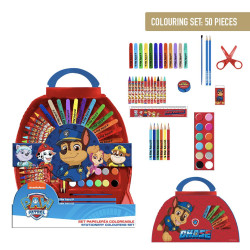 COLOURING STATIONERY SET 50 PIEZAS PAW PATROL