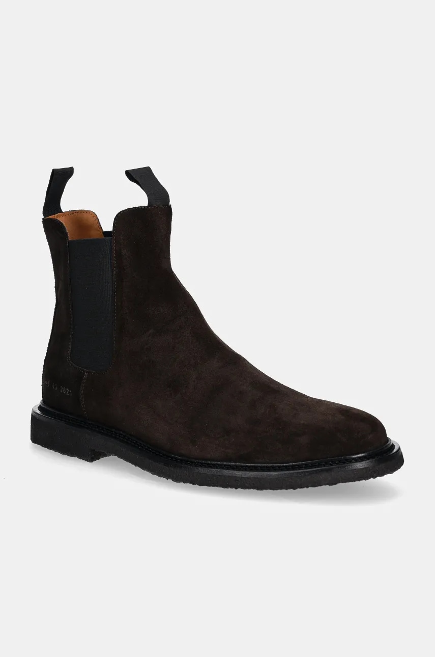 Common Projects  Semišové kotníkové boty  Chelsea in Waxed Suede