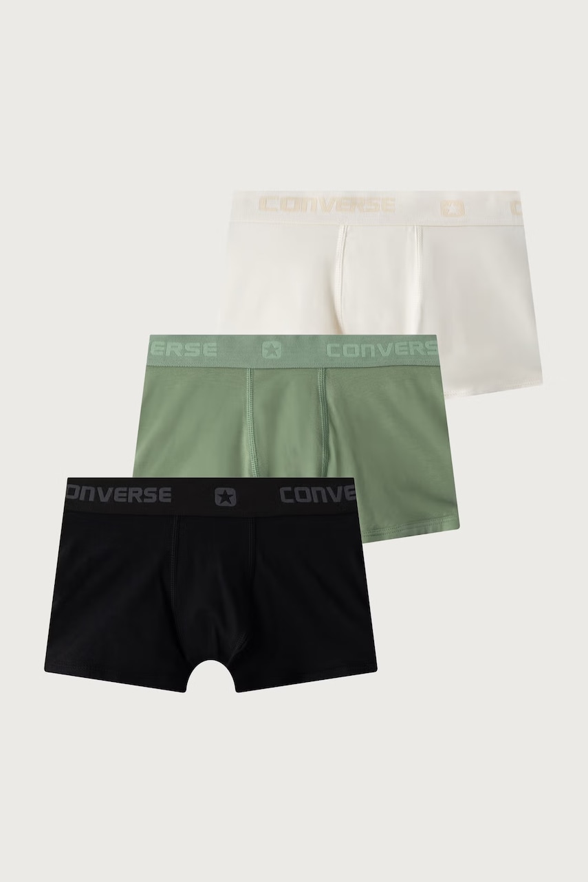 Converse  boxerky dětské s bavlnou 3-pack