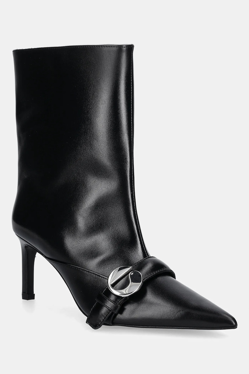 coperni  Kožené kotníkové boty  Ankle Heeled Belt Boots