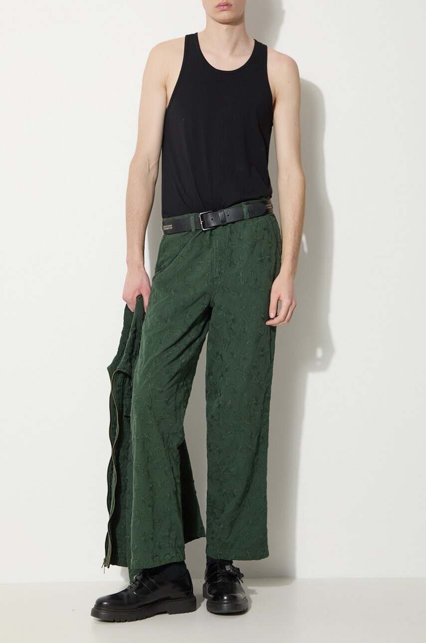 Corridor  Bavlněné kalhoty  Floral Embroidered Trouser
