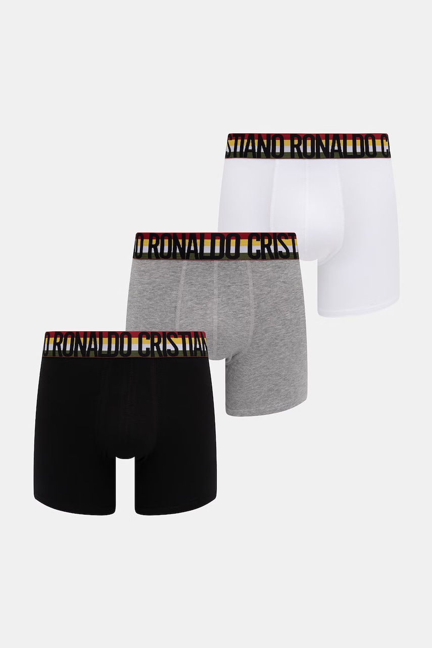 CR7 Cristiano Ronaldo  boxerky pánské s bavlnou x WORLD CUP 26 3-pack